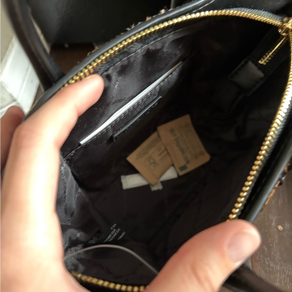 Michael Kors Women's Mini Avril XS Cheetah Leather Satchel Crossbody Bag - Picture 6 of 11